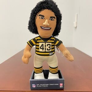 NFL Bleacher Creatures Pittsburgh Steelers Troy Polamalu 10” Plush Stuffed Doll